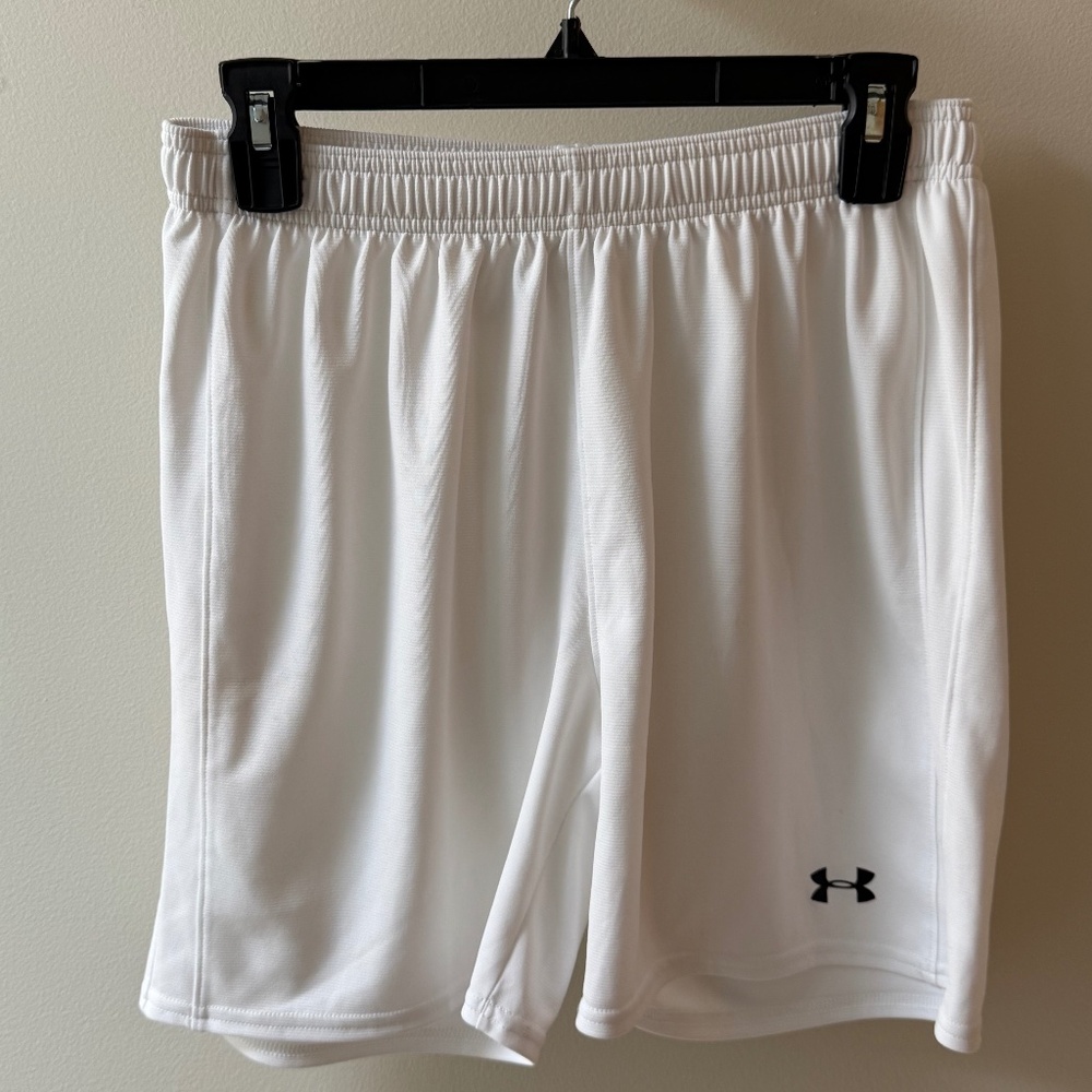 Under Armour White Shorts Knee Length